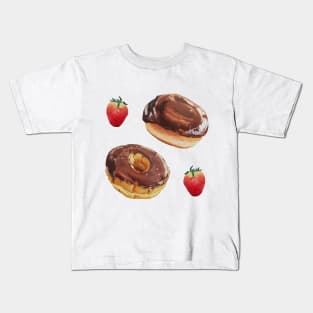 Donuts & Strawberries Kids T-Shirt